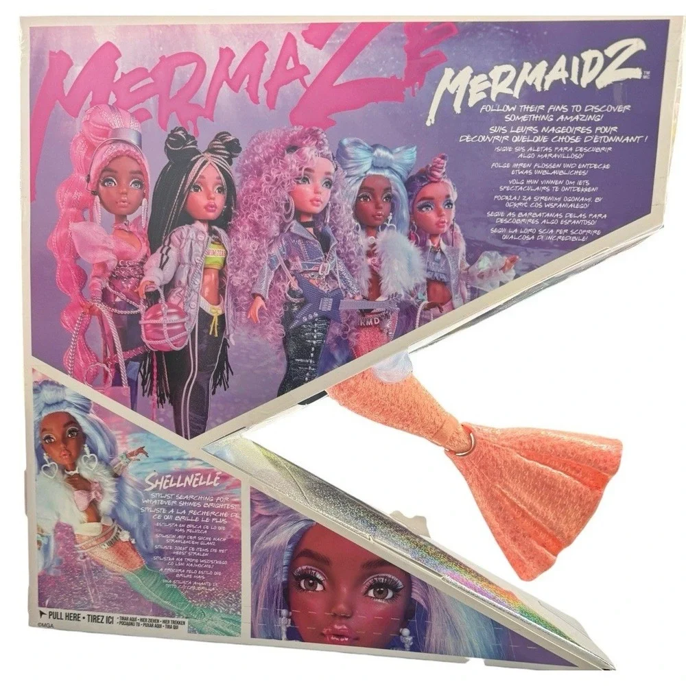 Mermaze Mermaidz Color Change Shellnelle Mermaid Fashion Doll with Accessories